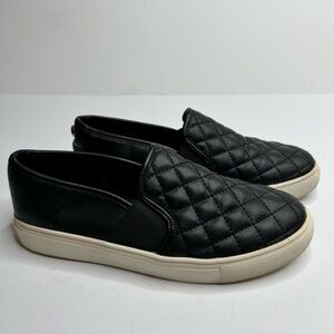 Steve Madden Ennore Black Womens Slip On Sneakers Size‎ 7